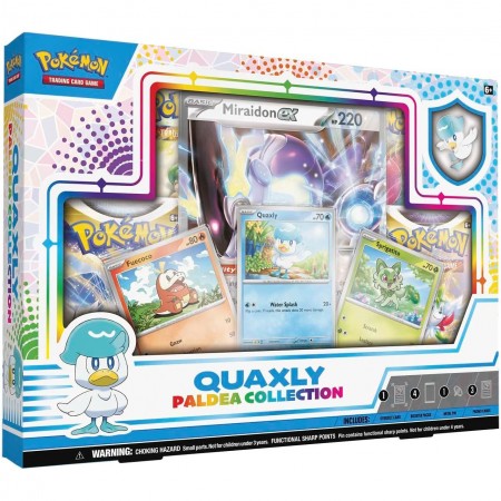 Pokémon Scarlet & Violet: Quaxly Paldea Collection dėžė (anglų k.)